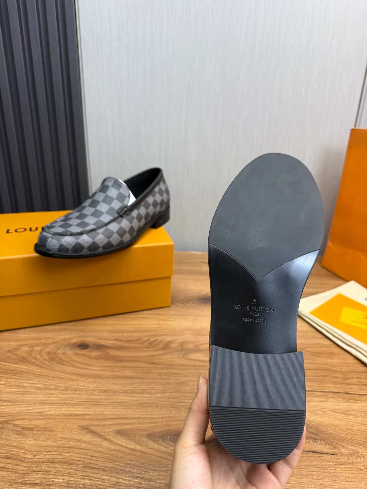 Factory 660💰 LV. Men's business casual leather shoes, all made of imported original brand leather, just to create a more comfortable wearing experience, original non-slip and wear-resistant outsole ✔️16-45 (38.45 non-returnable)